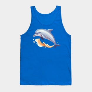 I Love Dolphins Tank Top